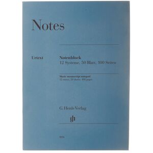 Henle Verlag Notenblock