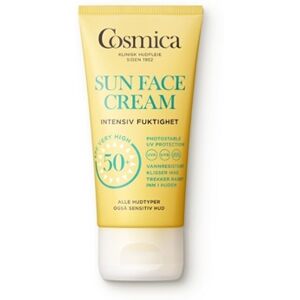 Cosmica Sun Ansiktskrem Spf 50+ Uten Parfyme 50 Ml