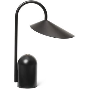 Ferm Living - Arum Portable Lamp - Black - Bærbare Lamper - Svart