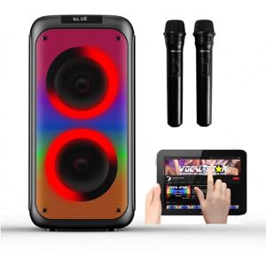 Vocal-Star VS-355BT Portable Bluetooth Karaoke Machine & 2 Mics