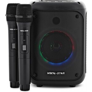 Vocal-Star VS-275BT Portable Bluetooth Karaoke Machine & 2 Mics