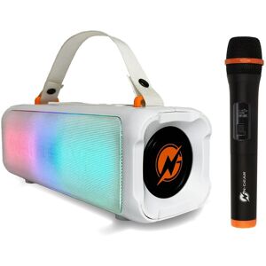 N-Gear Blazooka 703 Portable Bluetooth Karaoke Speaker White