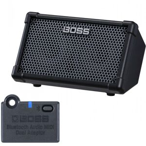 Boss Cube Street 2 Bærbar Stereoforsterker med Bluetooth Adapter Svart