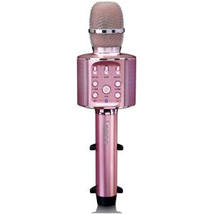 Lenco BMC-090PK Bluetooth Karaoke Microphone with Lights Pink