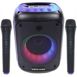 Vocal-Star VocalStar VS-275BT Portable Bluetooth Karaoke Machine 2Mics-NearlyNew