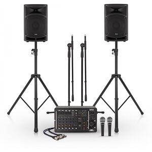 SubZero SZPA-P810 10" Bluetooth PA-system med Mikrofoner og Stativer