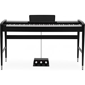 Keynote Moderne Digitalpiano med Bluetooth fra Gear4Music Matt Svart