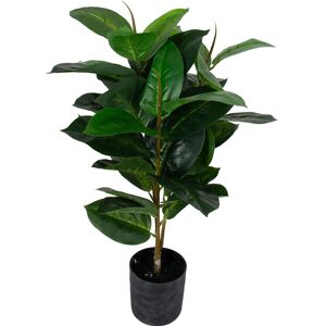 Home-tex Kunstig gummitre - Høyde 70 cm - Vedlikeholdsfri plante