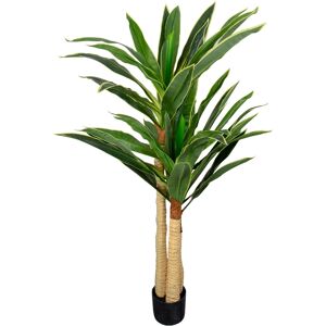 Home-tex Kunstig Dracena Plante - Høyde 170 cm - Lange vakre blader - Kunstig gulvplante