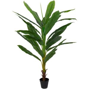 Home-tex Kunstig bananpalme 160 cm høy - Stor og vakker kunstig plante