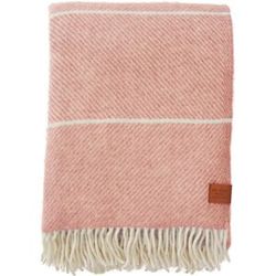 Klippan Ullpledd - 130x200 cm - resirkulert ull/lammull - Frank Salmon Pink