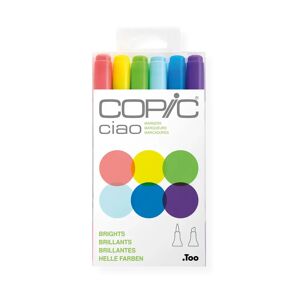 Copic Marker Ciao Brights, 6-Sett