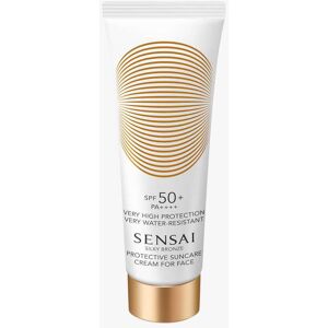 Sensai Silky Bronze Protective Suncare Cream For Face SPF 50+ 50 ml