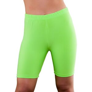 Wicked Costumes Ltd 80-talls Neon grønn sykkelshorts