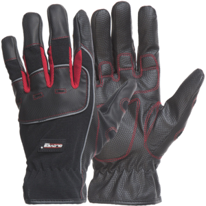 Gloves Pro Rock Krevende Builder Arbeidshansker, Sort, 12 Par, Sgp-5240-110-Blk-11, Str. 11 Svart 11