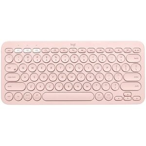 Logitech K380 Bluetooth-Tastatur For Flere Enheter, Rosa, Spansk, 1 Stykk, Sen-W128232316 Rosa
