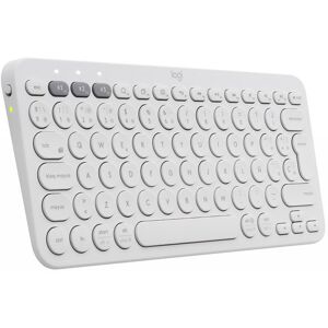 Logitech K380 Bluetooth-Tastatur For Flere Enheter, Hvit, Spansk, 1 Stykk, Sen-W128232317 Hvit