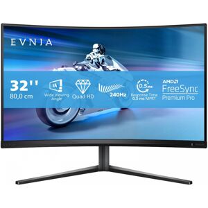 Philips Evnia 5000 32” Curved Gamingskjerm 240hz 0,5ms Qhd Va