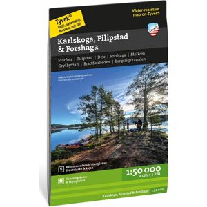 Calazo förlag Karlskoga 1:50.000 Nocolour OneSize