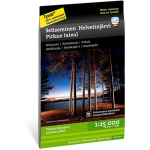 Calazo förlag Seitseminen Helvetinjärvi Pirkan taival 1:25.000 NoColour OneSize