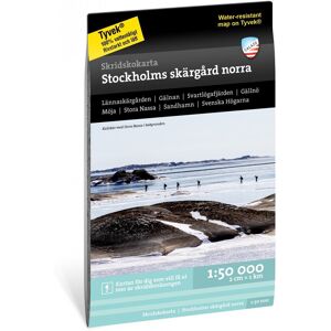 Calazo förlag Skridskokarta Stockholms skärgård - norra 1:50.000 NoColour OneSize