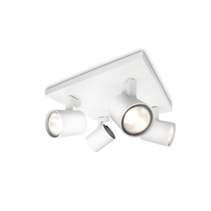 Philips Runner taklampe 4 spot - Hvit