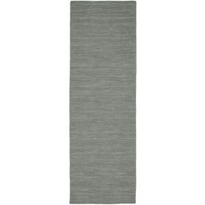 RugVista Kelim loom Teppe - Mørk grå 80x250