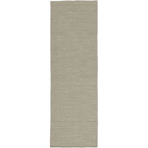 RugVista Kelim loom Teppe - Lysegrå / Beige 80x250