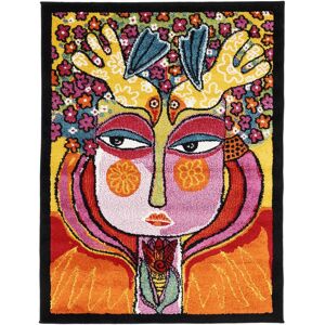 RugVista She has flowers in her hair Teppe - Flerfarget 100x130