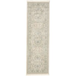 RugVista Ziegler Manhattan Teppe - Beige / Lys blå 80x250