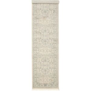 RugVista Ziegler Manhattan Teppe - Beige / Lys blå 80x400