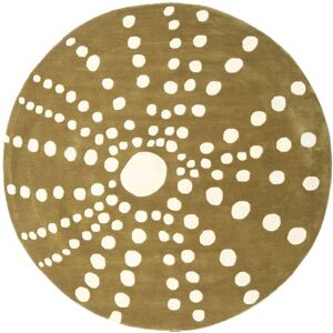 RugVista Sjöborre handtufted Teppe - Olivengrønn Ø 200