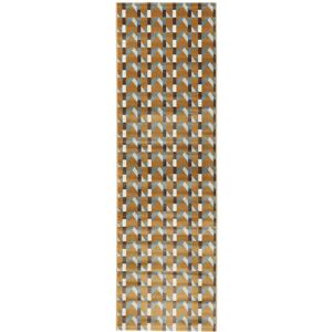 RugVista Pilar Teppe - Sennepsgul 80x250