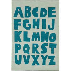 RugVista Alphabet Teppe - Lys grønn / Grønn 100x160