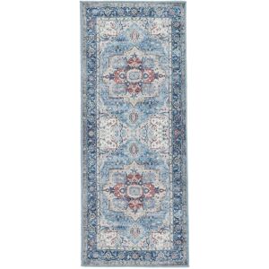 RugVista Georgia Oriental Teppe - Blå / Flerfarget 80x200
