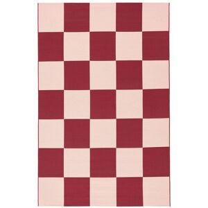 RugVista Boxie Teppe - Lyserosa / Rød 140x200