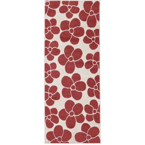 RugVista Primavera Teppe - Mørk rød / Off white 80x200