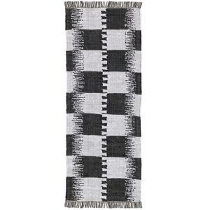 RugVista Sorbet Chess Teppe - Svart / Vit 80x200