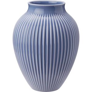 Knabstrup Keramik Knabstrup riflet vase 27 cm Lavendelblå