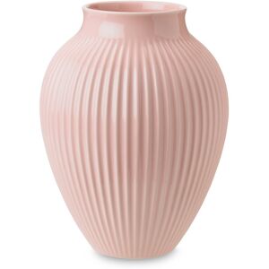 Knabstrup Keramik Knabstrup riflet vase 27 cm Rosa