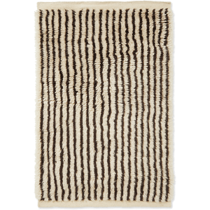 Ferm Living Kami teppe Off white-coffee, 80x120 cm