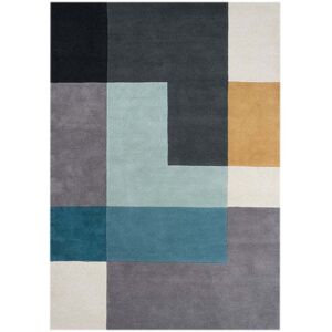 Linie Design Ometri teppe Aqua, 200 x 300 cm