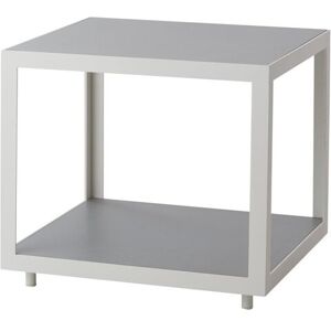 Cane-line Level sidebord Light grey, keramik, hvitt stativ