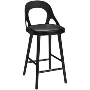 Hans K Colibri barstol 63 cm Eik svart beis-svart pute