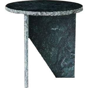 MUUBS Verde sidebord Ø40 cm Grønn marmor