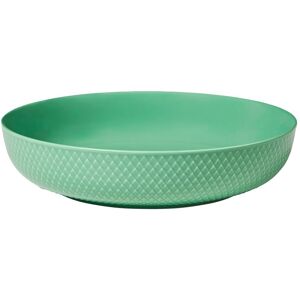 Lyngby Porcelæn Rhombe Serveringsskål Ø28 cm Grønn