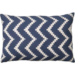 Chhatwal & Jonsson Ikat Sema pute Blue/off-white, 40 cm