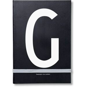 Design Letters personlig notatbok G