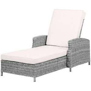 Vinga solseng polyrattan med pute natur, sandfarget.
