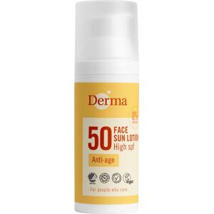 Derma Solkrem Ansikt Spf 50 - 50 ml